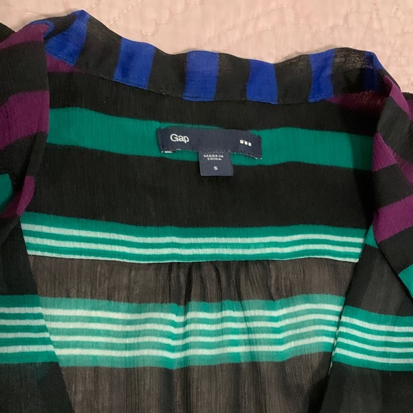 Gap | Sheer Striped Tank Blouse - Picture 2 of 3